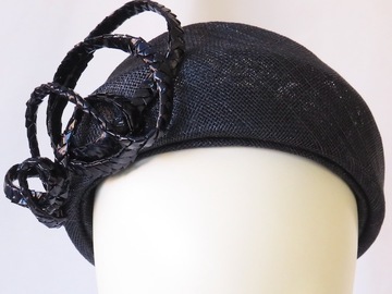 For Sale: Dark Navy Blue Headband Headpiece