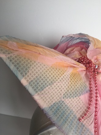 Spring carnival Pink fairytale headpiece  