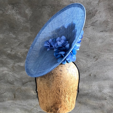 periwinkle blue fascinator