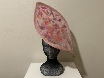 For Sale: Pink Toned Saucer Headpiece