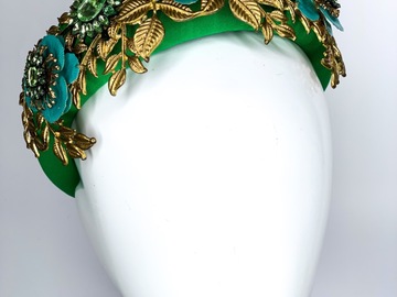 For Rent: Impromptu Princess headband in Green & Teal Bag set 