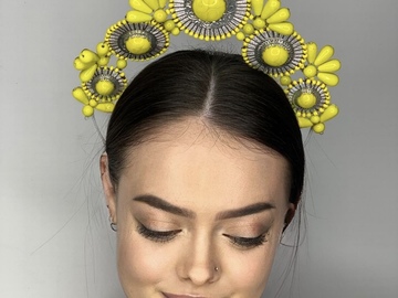 For Sale: Aztec Yellow halo Crown 