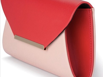 For Rent: Olga Berg Audry Two Toned fold over Clutch 