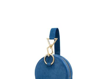 For Rent: TARA ZADEH Azar Clutch Bag in Swede Blue