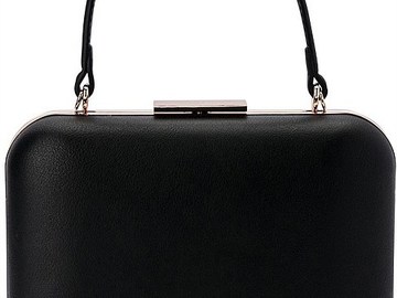 For Rent: Olga Berg Ruby Top Handle Bag Black 