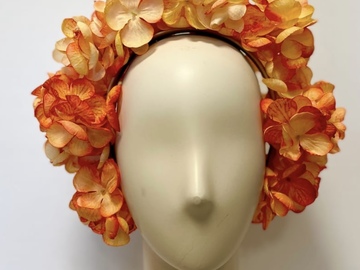 For Sale: Yellow and orange flower crown