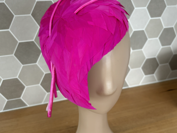 For Sale: Millinery Jill (Jack & Jill) Amazing Pink Heart Fascinator