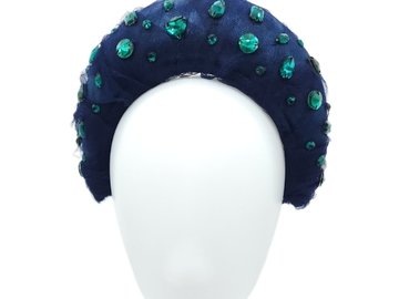 For Sale: Emerald Bejeweled Headband