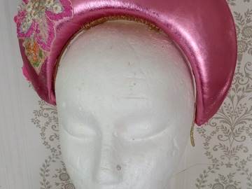 For Sale: Beautiful pink metallic leather crown